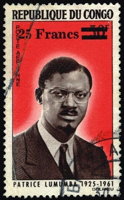 Timbre Patrice Lumumba — RDC 
